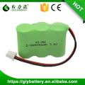 Ni-MH 2/3AA 3.6V 600mAh rechargeable battery pack For cordless phone With EH connector